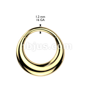High Quality Precision All 316L Surgical Steel Hollow Thick Hinged... - Image 4