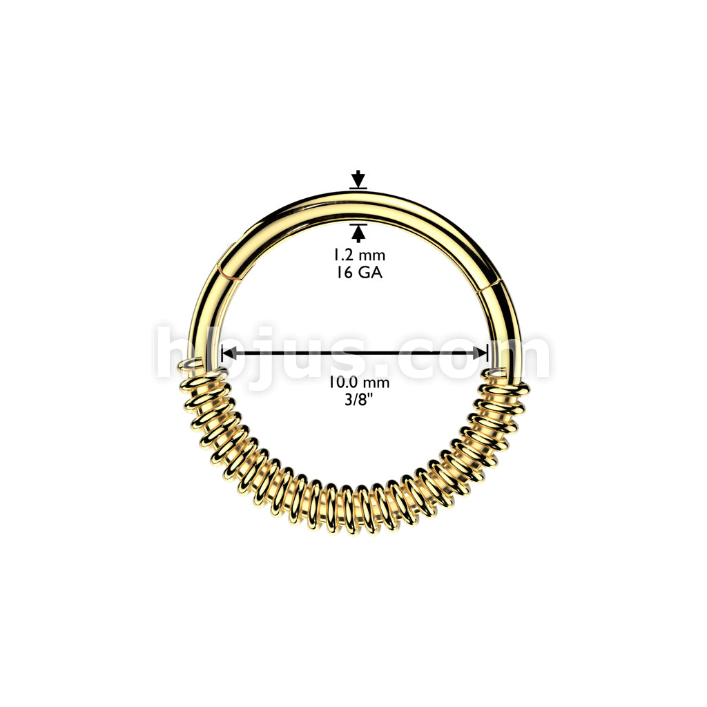 High Quality Precision All 316L Surgical Steel Spring Coil Hinged... - Image 5