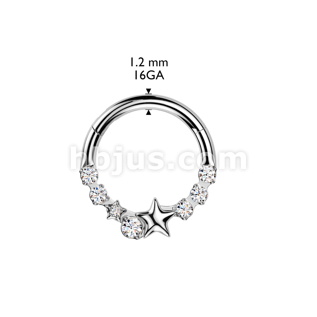 High Quality Precision All 316L Surgical Steel Star And CZ Center... - Image 4
