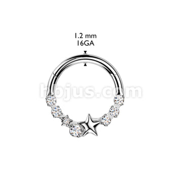 High Quality Precision All 316L Surgical Steel Star And CZ Center... - Image 4