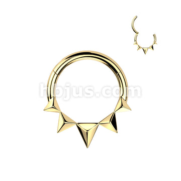 High Quality Precision All 316L Surgical Steel Pyramid Hinged Segment... - Image 2