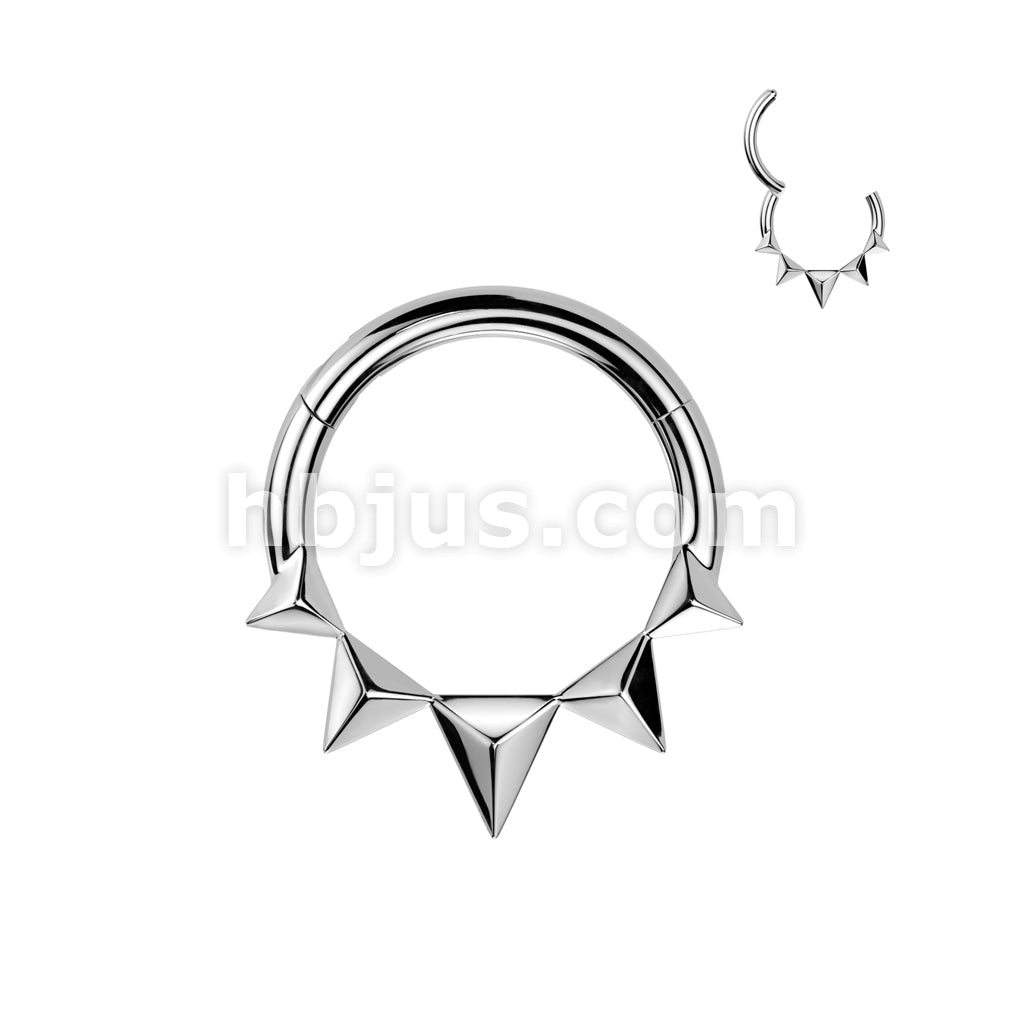 High Quality Precision All 316L Surgical Steel Pyramid Hinged Segment... - Image 4