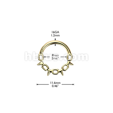High Quality Precision All 316L Surgical Steel Chain Links With Spikes... - Image 5