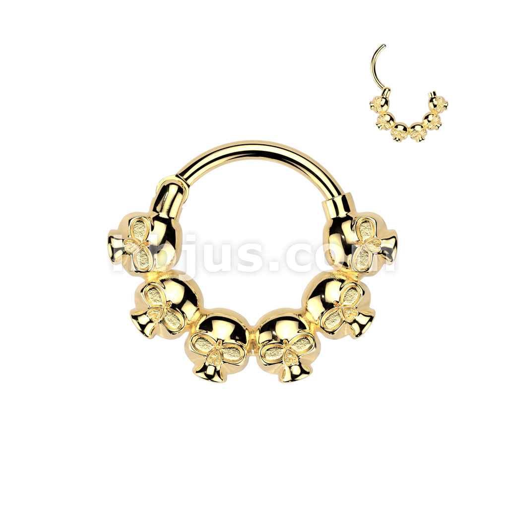 High Quality Precision All 316L Surgical Steel Skull Hinged Segment... - Image 2