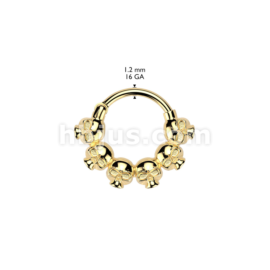 High Quality Precision All 316L Surgical Steel Skull Hinged Segment... - Image 4