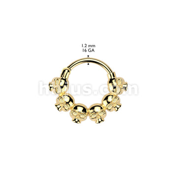 High Quality Precision All 316L Surgical Steel Skull Hinged Segment... - Image 4