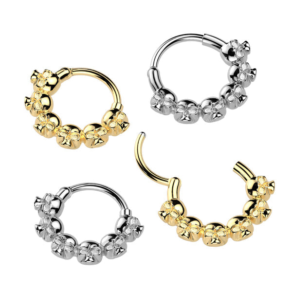 High Quality Precision All 316L Surgical Steel Skull Hinged Segment...