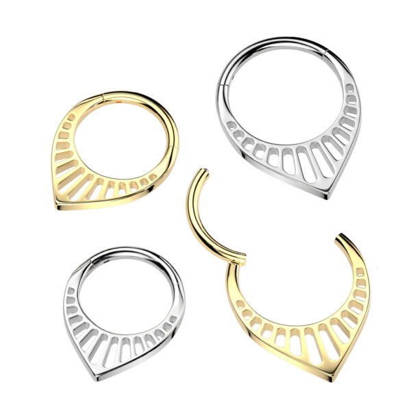 High Quality Precision All 316L Surgical Steel Chevron Hinged Segment...