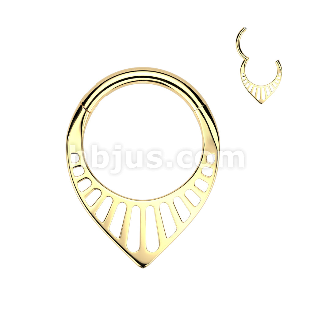 High Quality Precision All 316L Surgical Steel Chevron Hinged Segment... - Image 2