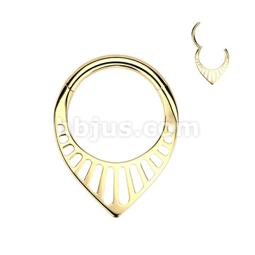 High Quality Precision All 316L Surgical Steel Chevron Hinged Segment... - Image 2