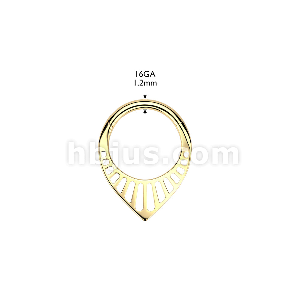High Quality Precision All 316L Surgical Steel Chevron Hinged Segment... - Image 4