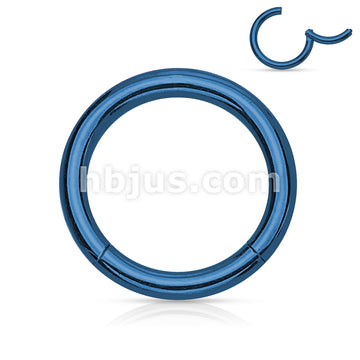 PVD OverHigh Quality Precision 316L Surgical Steel Hinged Segment Hoop... - Image 4