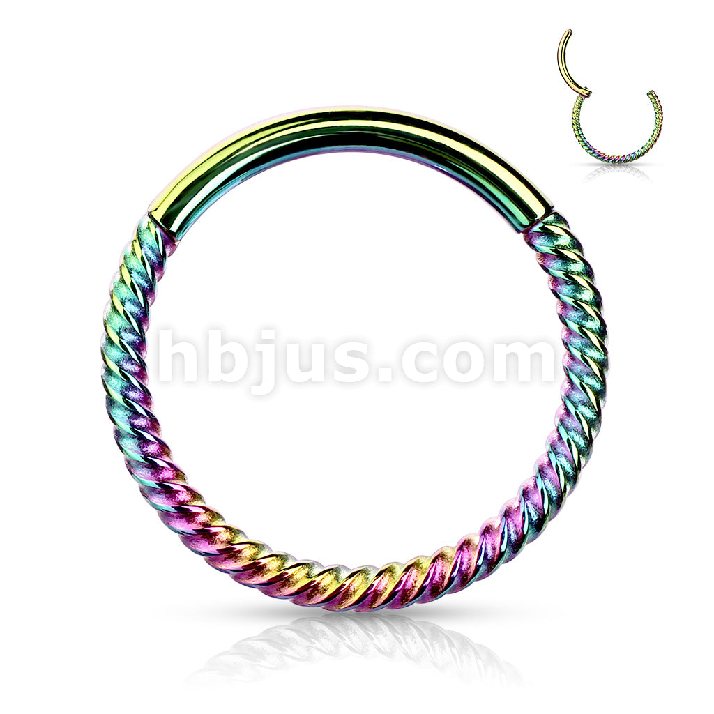 High Quality Precision All 316L Surgical Steel Hinged Segment Hoop... - Image 7