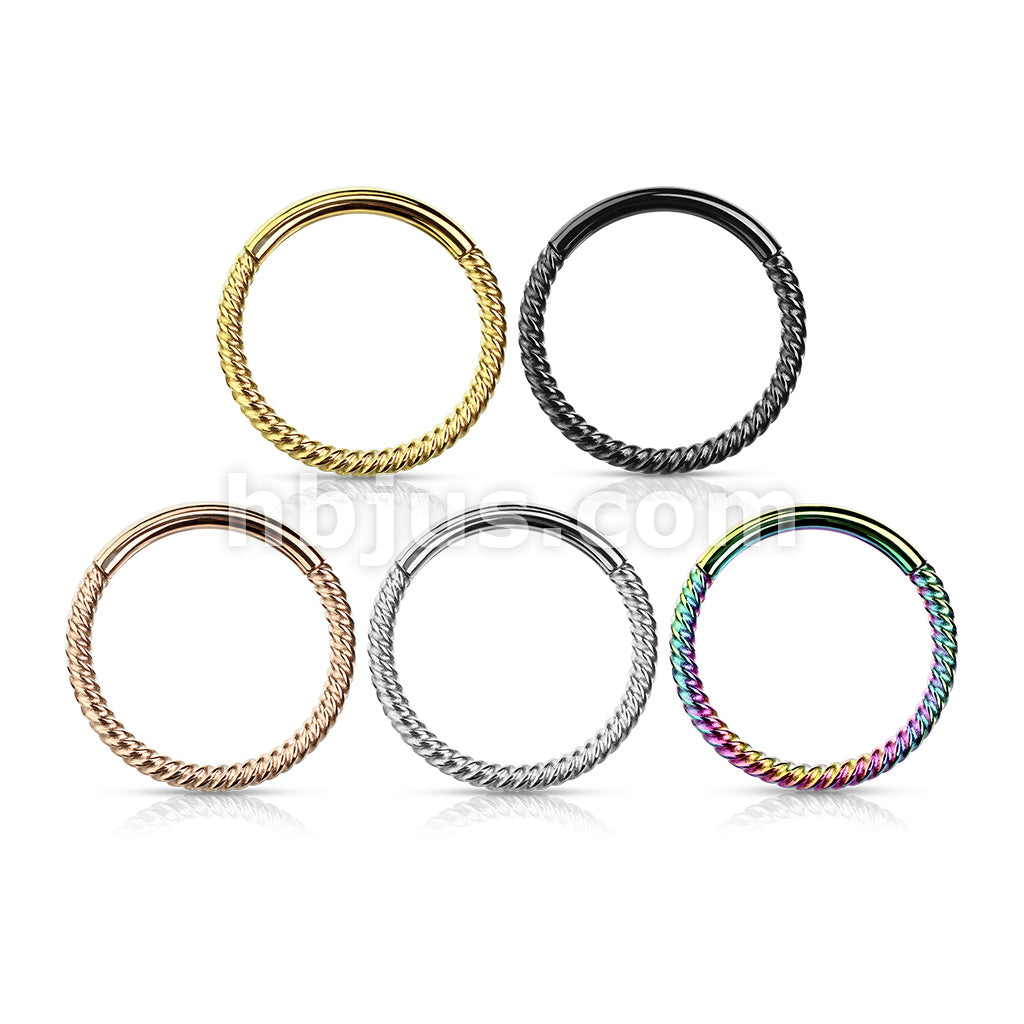 High Quality Precision All 316L Surgical Steel Hinged Segment Hoop... - Image 8