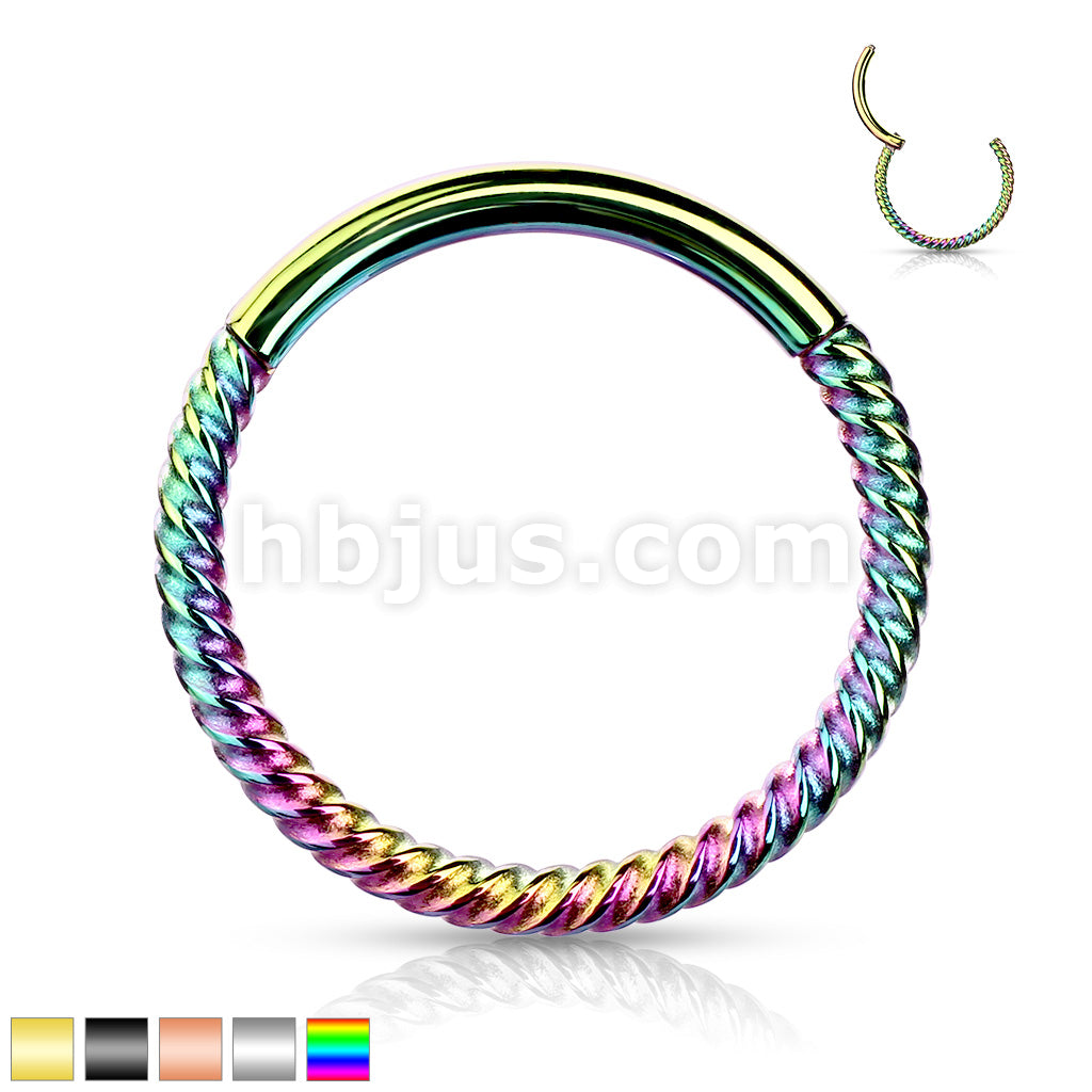 High Quality Precision All 316L Surgical Steel Hinged Segment Hoop... - Image 2