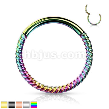 High Quality Precision All 316L Surgical Steel Hinged Segment Hoop... - Image 2