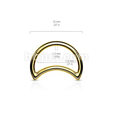 High Quality Precision All 316L Surgical Steel Crescent Hinged Segment... - Image 7