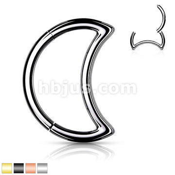 High Quality Precision All 316L Surgical Steel Crescent Hinged Segment... - Image 2