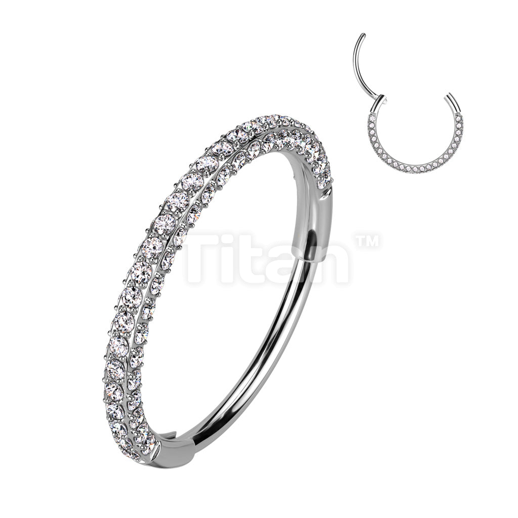 ASTM F136 Titanium Implant Grade Titanium Hinged Segment 20G Nose, Ear... - Image 2