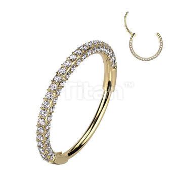 ASTM F136 Titanium Implant Grade Titanium Hinged Segment 20G Nose, Ear... - Image 3