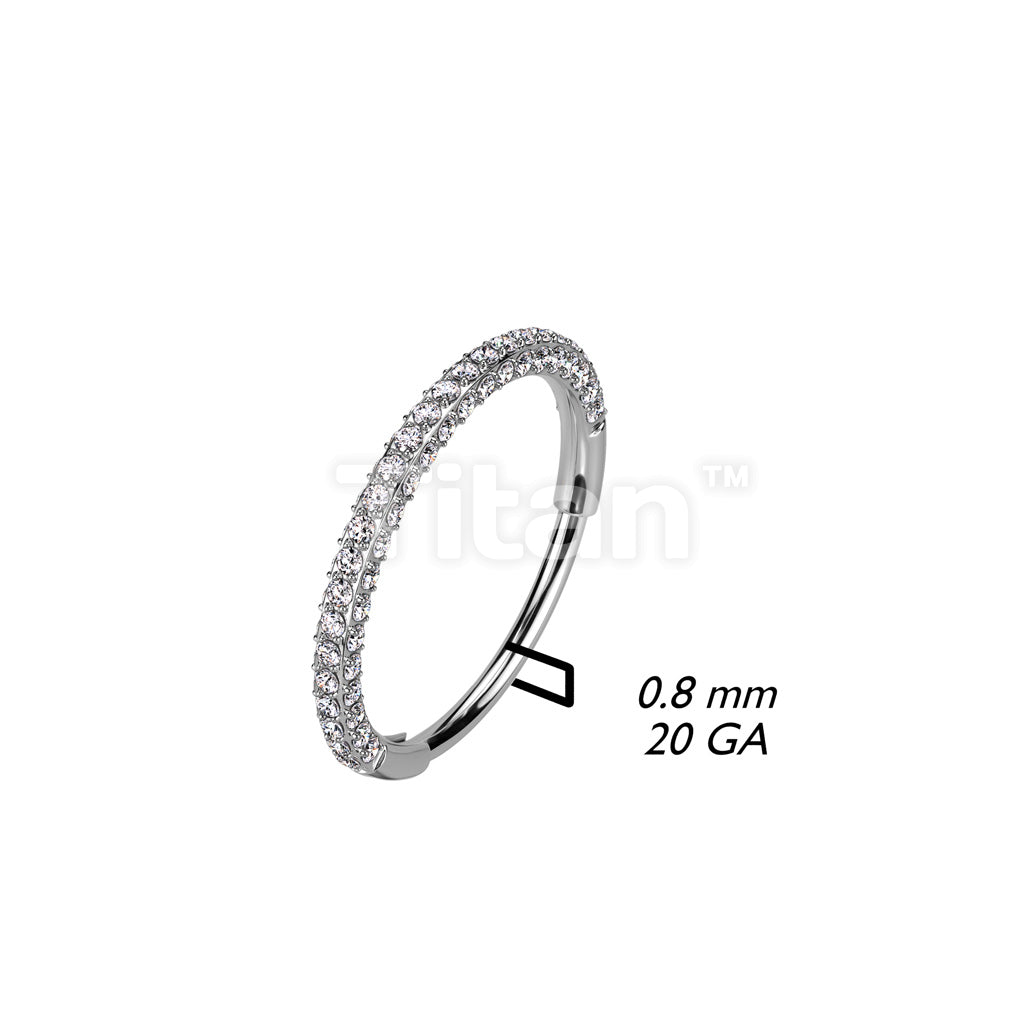 ASTM F136 Titanium Implant Grade Titanium Hinged Segment 20G Nose, Ear... - Image 4