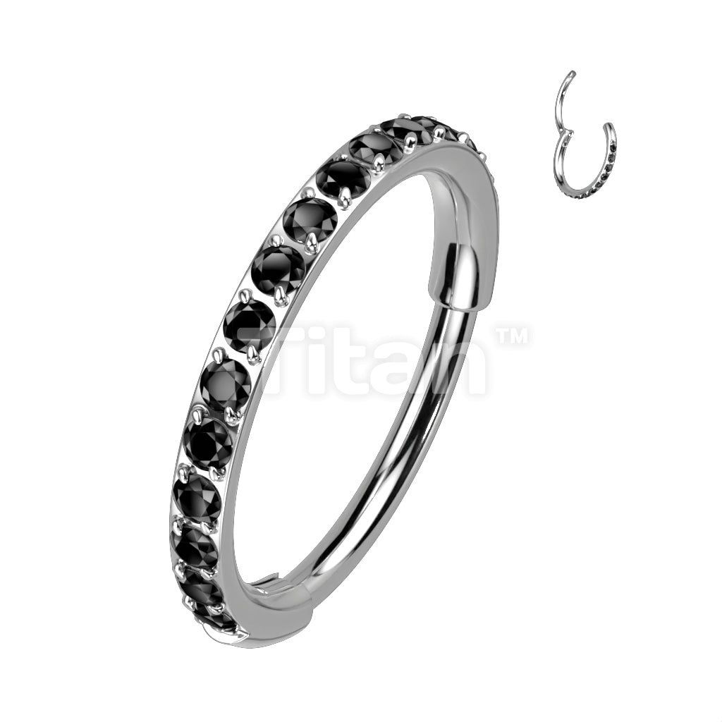 Implant Grade Titanium Hinged Segment Hoop Ring With Outward Facing... - Image 5