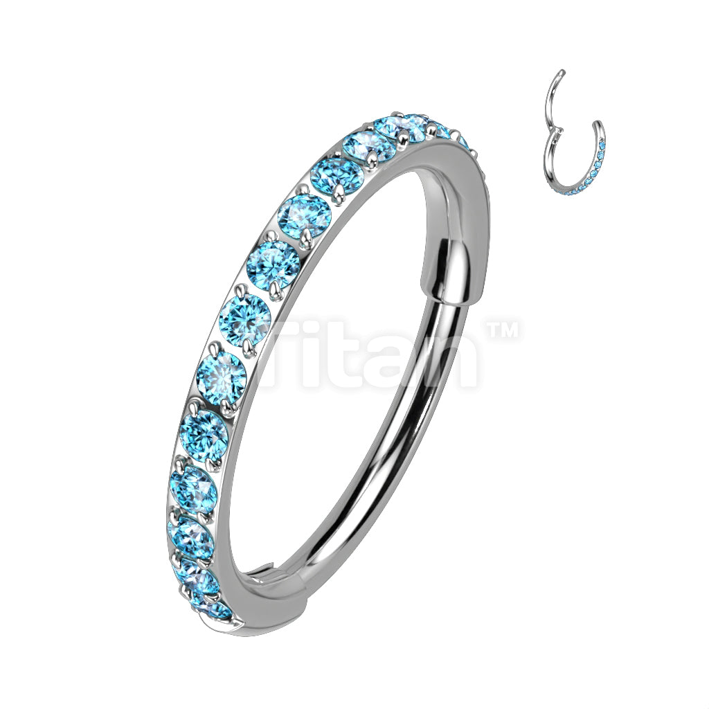 Implant Grade Titanium Hinged Segment Hoop Ring With Outward Facing... - Image 8