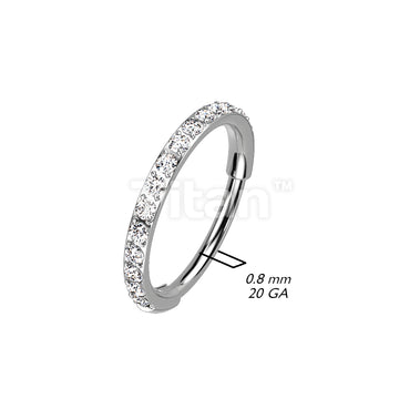 Implant Grade Titanium Hinged Segment Hoop Ring With Outward Facing... - Image 11