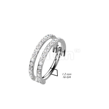 ASTM F136 Titanium Implant Grade Titanium Hinged Segment Double Line... - Image 6