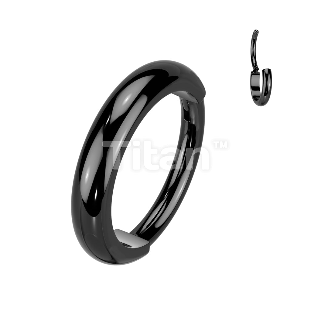 Implant Grade Titanium Hinged Segment Hoop Ring With Outward Facing 2mm Wide Dome Surface - Image 3