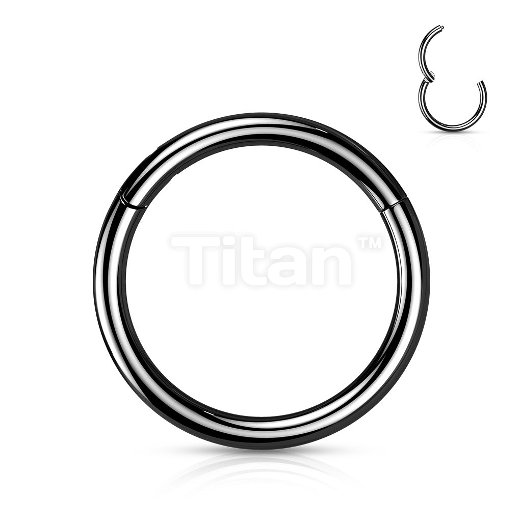 Implant Grade Titanium PVD Plated Hinged Segment Hoop Ring - Image 7
