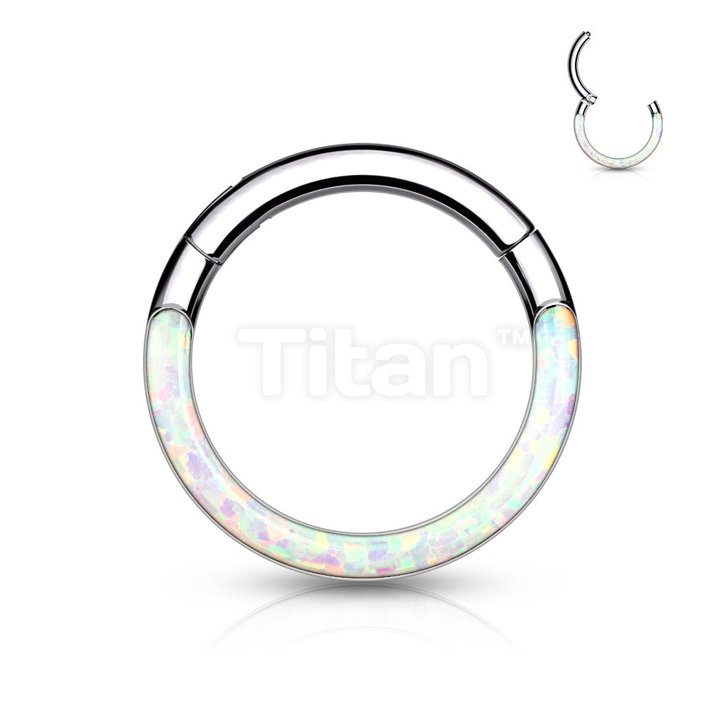 ASTM F136 Titanium Implant Grade Titanium Hinged Segment Hoop Ring With... - Image 4