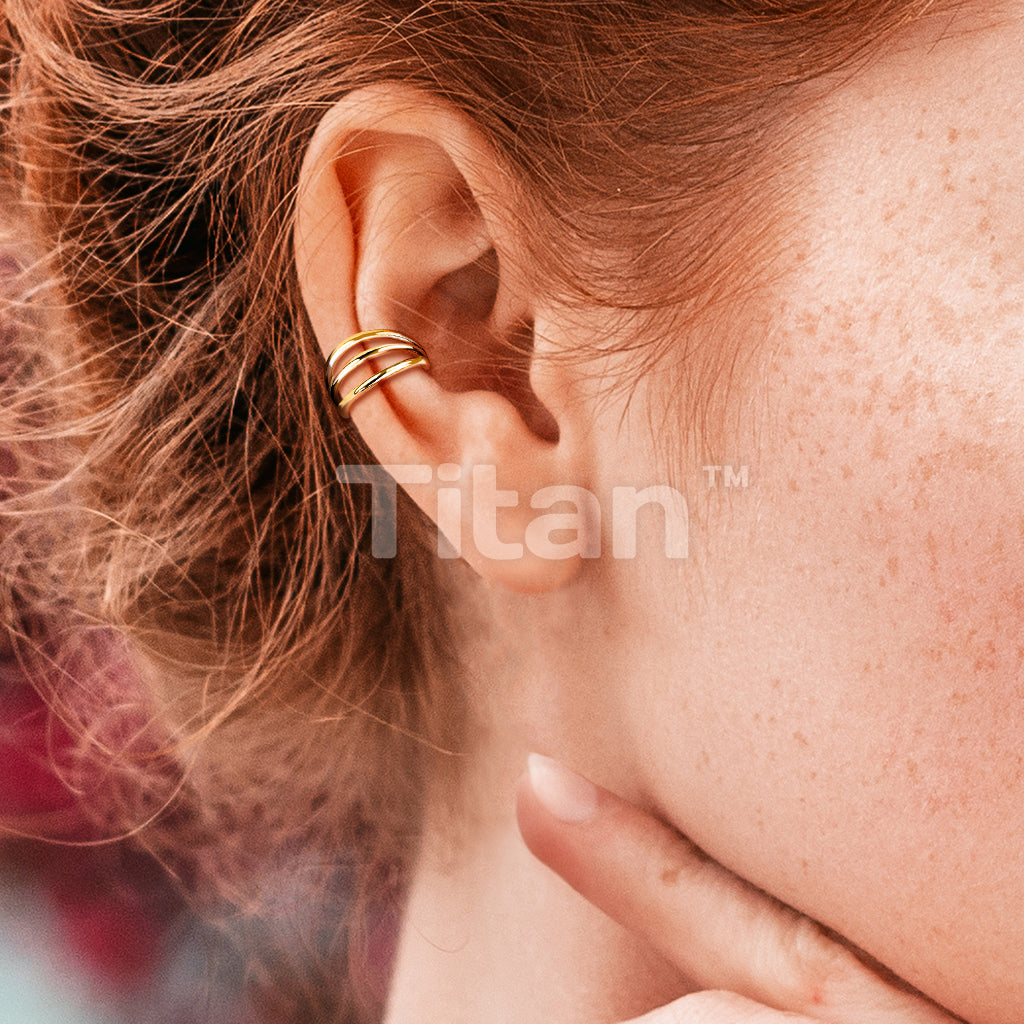 Implant Grade Titanium Hinged Segment Triple Hoop Ring - Image 10