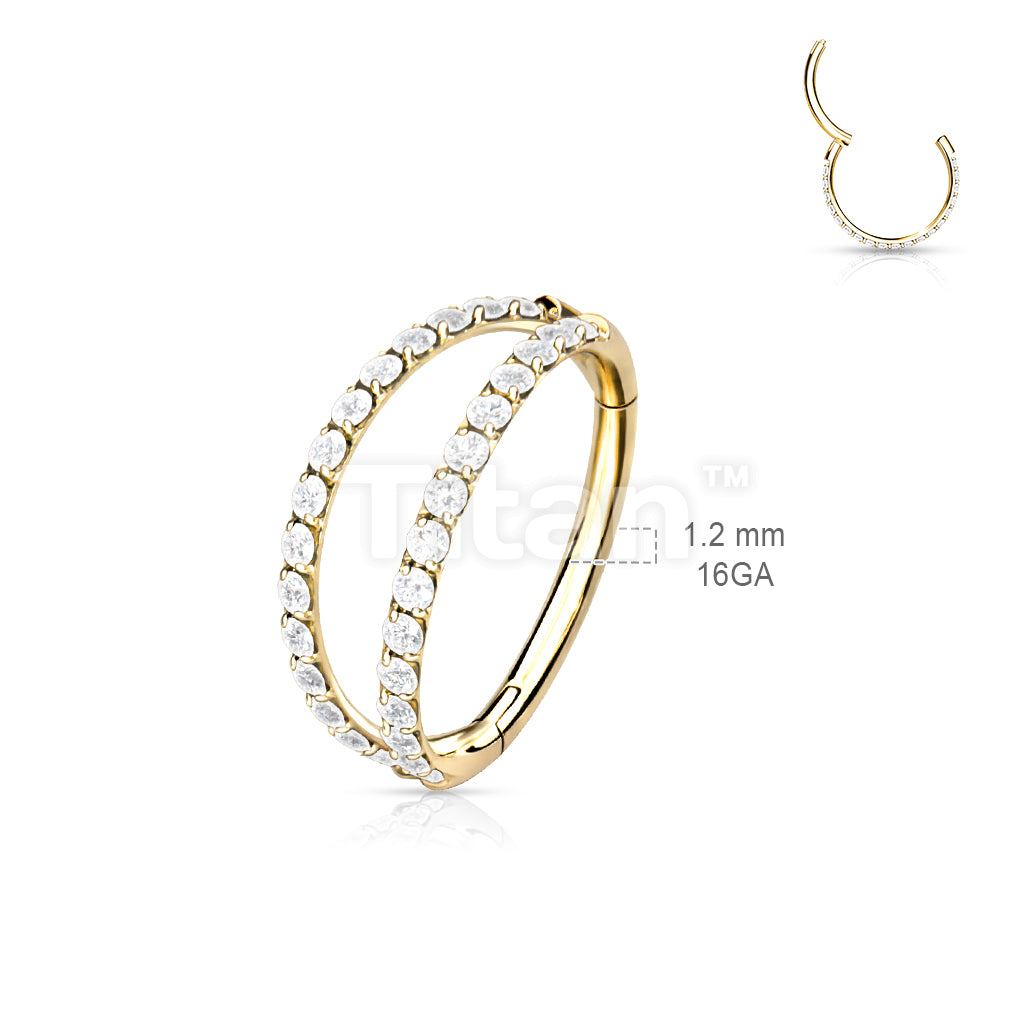 ASTM F136 Titanium Implant Grade Titanium Hinged Segment Double Hoop... - Image 6