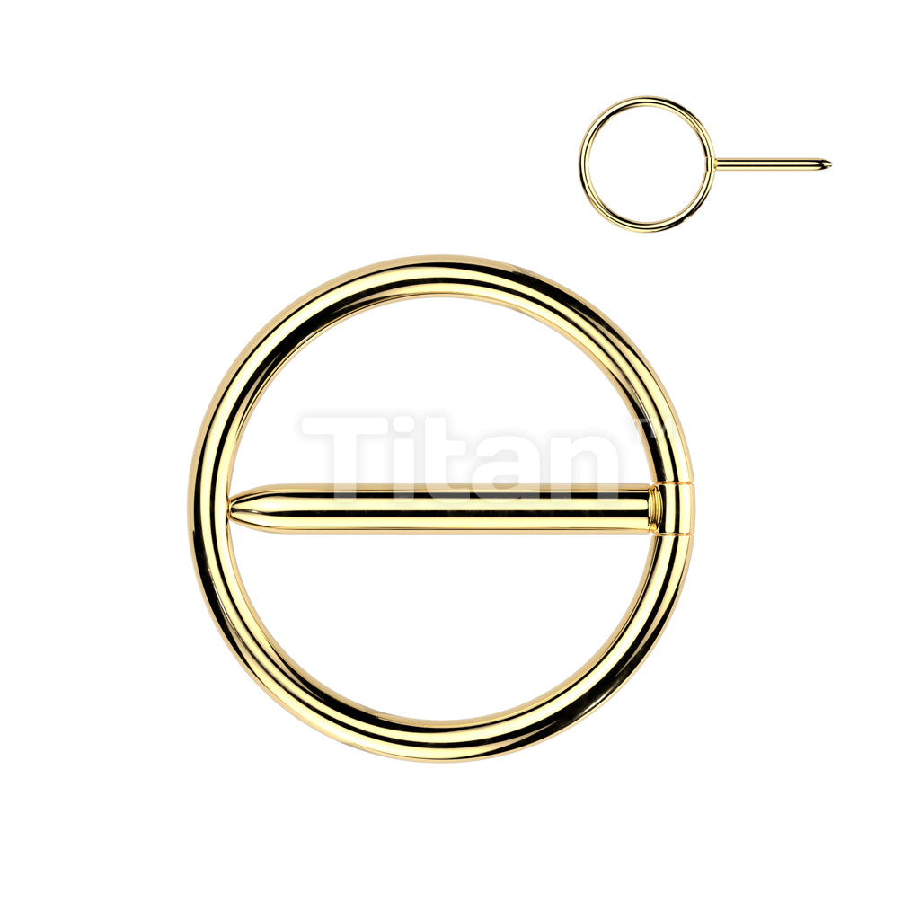 Implant Grade Titanium Nipple Hoop Swinging Clicker - Image 2