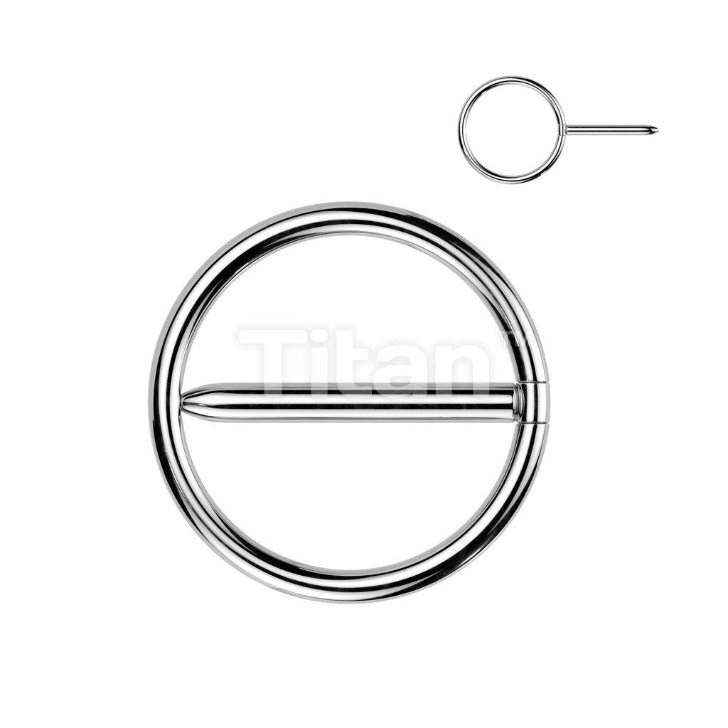 Implant Grade Titanium Nipple Hoop Swinging Clicker - Image 4
