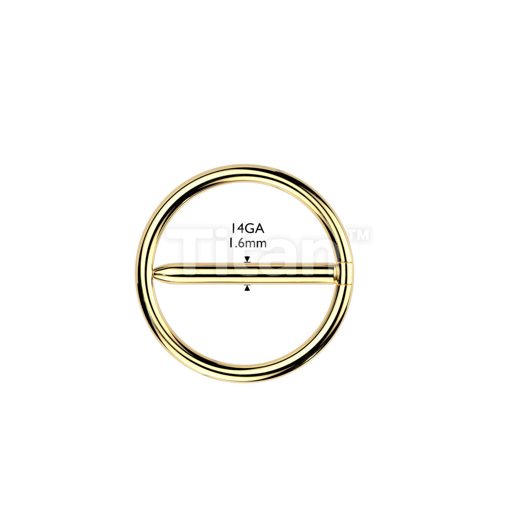 Implant Grade Titanium Nipple Hoop Swinging Clicker - Image 5