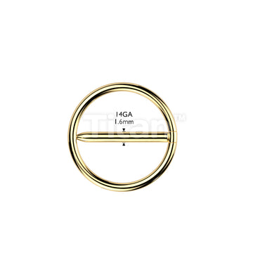 Implant Grade Titanium Nipple Hoop Swinging Clicker - Image 5