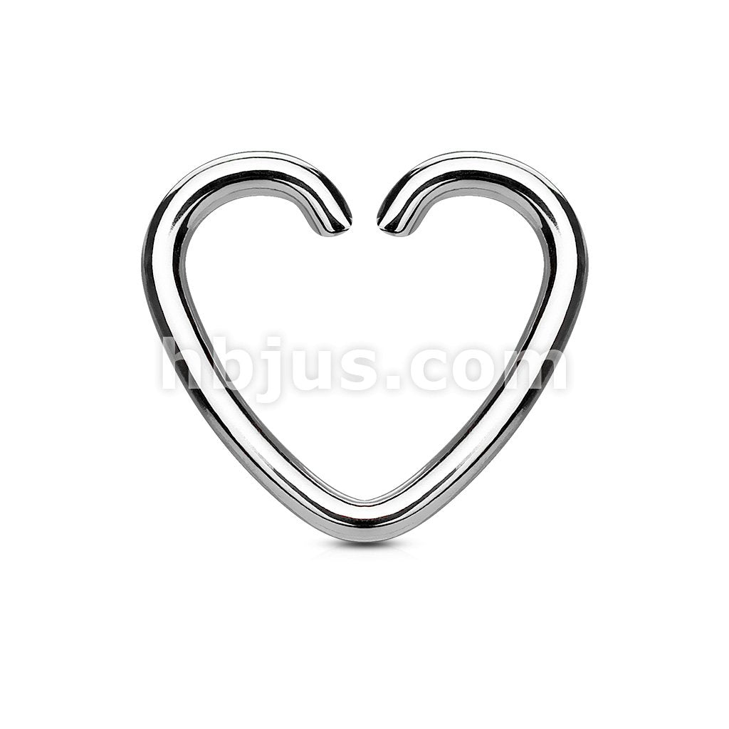 Heart Cut Ring IP Plated Over 316L Surgical Steel for... - Image 7