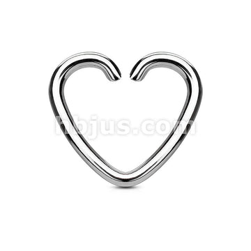 Heart Cut Ring IP Plated Over 316L Surgical Steel for... - Image 7