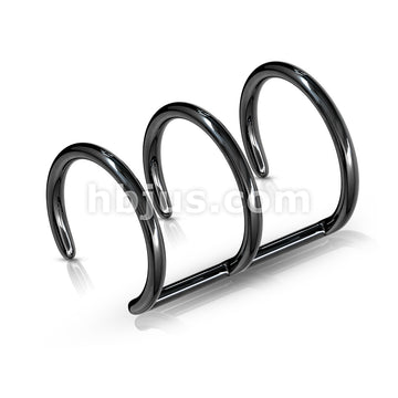 Triple Closure Ring Titanium IP Over 316L Surgical Steel Fake... - Image 6