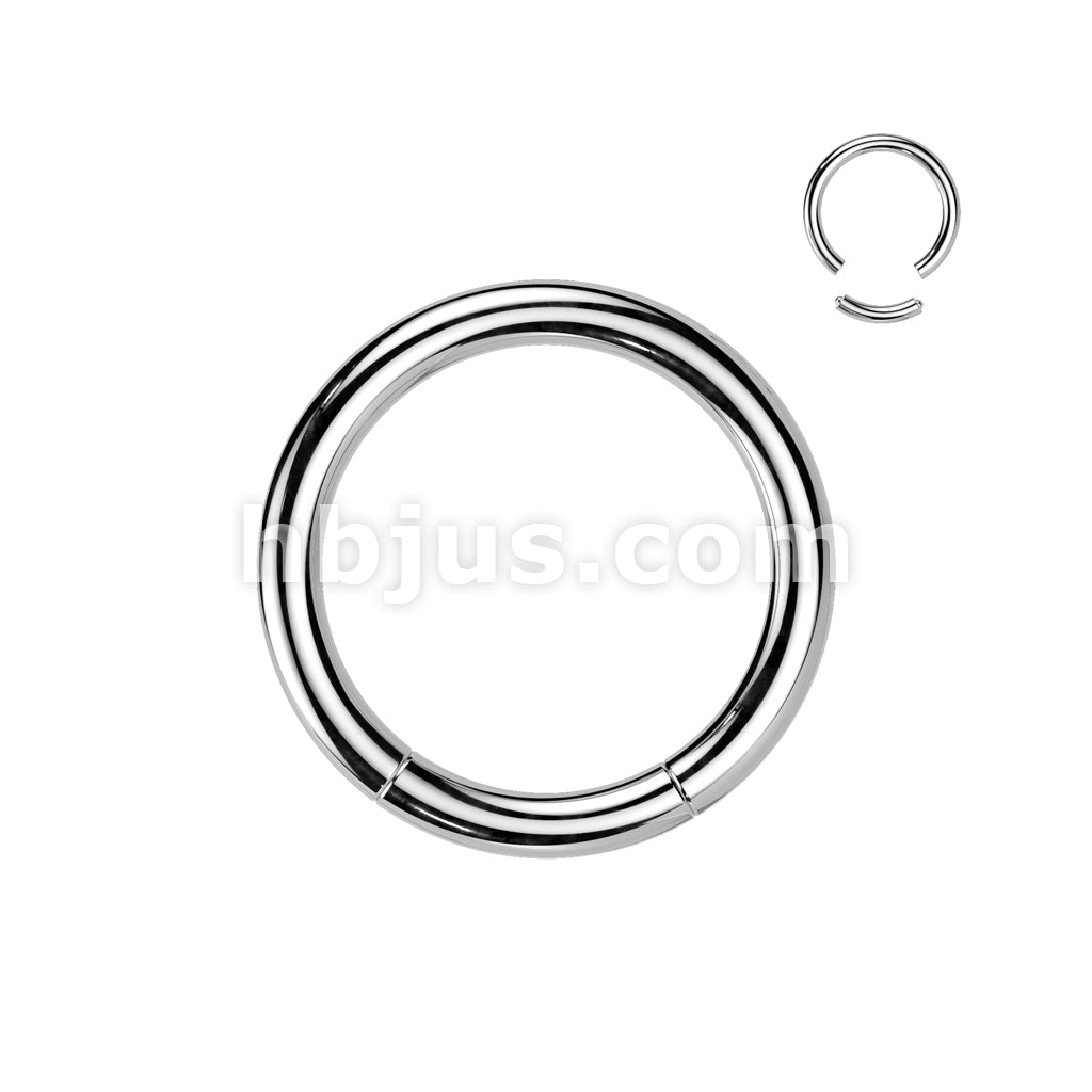 16G 316L S. Steel Segment Rings 80pc Pack (20pcs x 4 lengths, 5/16"~1/2")  - Image 2
