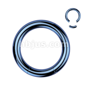 316L Surgical Steel Seamless Segment RingsTitanium Ion Plated Over 316L... - Image 3