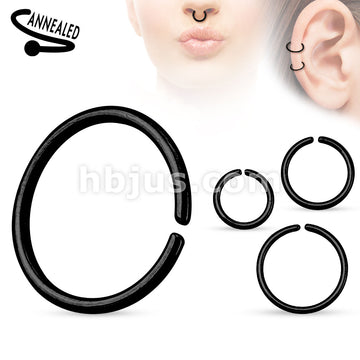 Titanium Anodized over 316L Surgical Steel Annealed and Rounded Ends... - Image 6