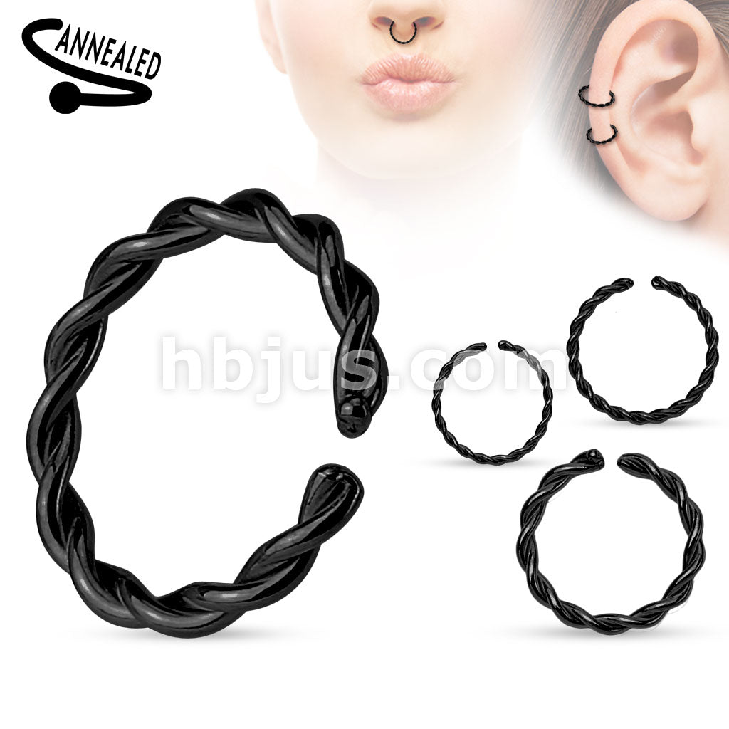 316L Surgical Steel IP Over Braided Surgical Steel Annealed and Rounded... - Image 3