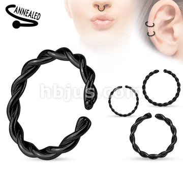 316L Surgical Steel IP Over Braided Surgical Steel Annealed and Rounded... - Image 3