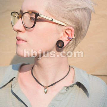 All Brass Side CZ Lined Bendable Hoops for Nose, Cartilage, Daith, and More - Image 13