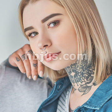 7 Gem Front Facing Set All 316L Surgical Steel Bendable Hoop Rings for Ear Cartilage, Daith, Nose Septum and More - Image 14