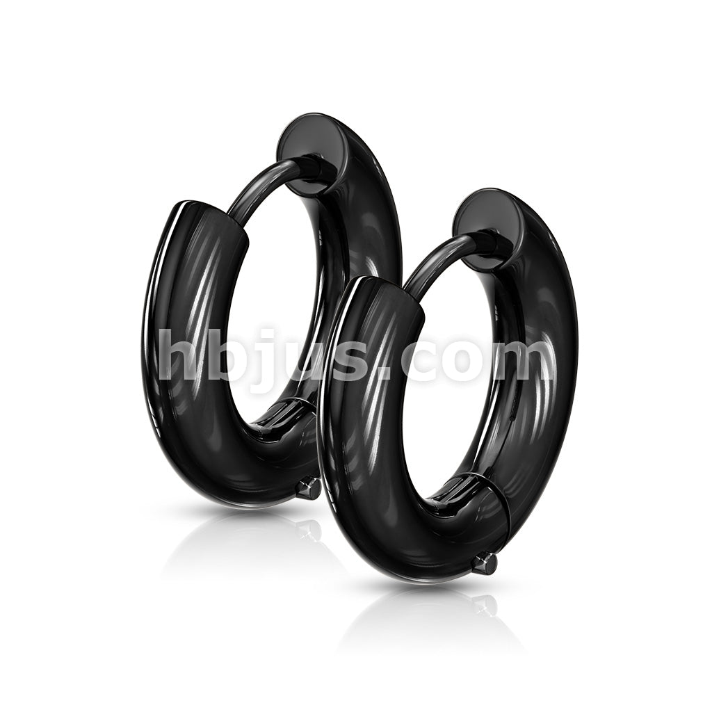 316L Surgical Steel Pair of 5mm Thick 316L Stainless Steel Hinge Action... - Image 5
