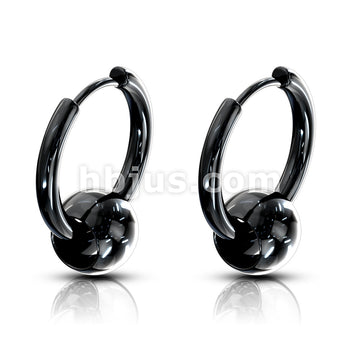 316L Surgical Steel Pair of Captive Ball 316L Stainless Steel Hinge... - Image 4